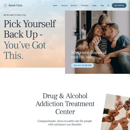 ThemeForest Rehab Clinic