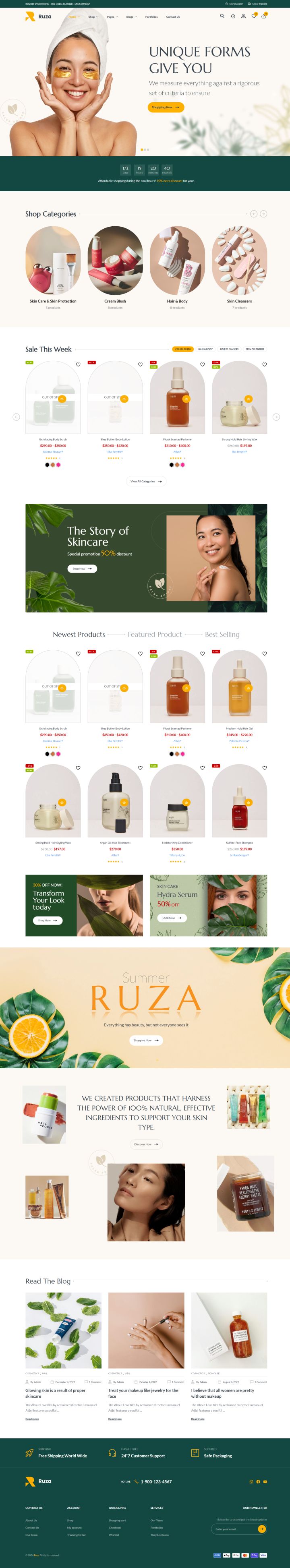 WordPress шаблон ThemeForest Ruza
