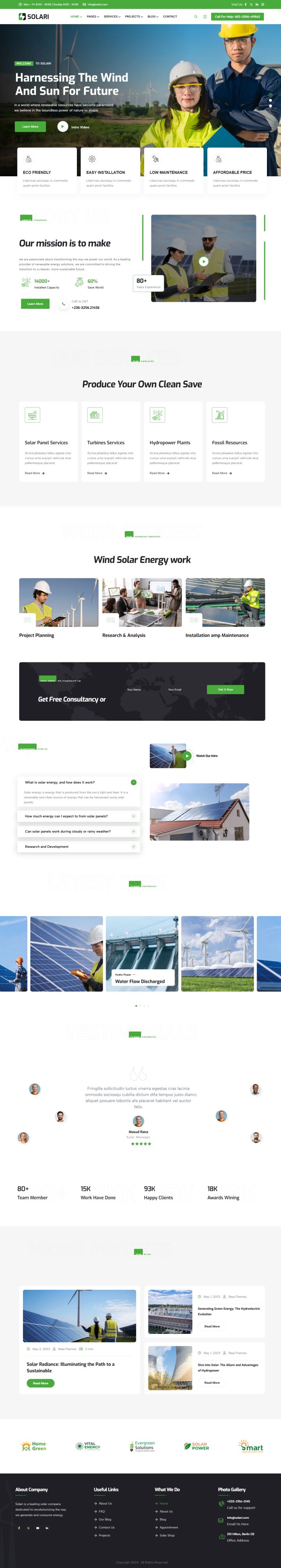 WordPress шаблон ThemeForest Solari