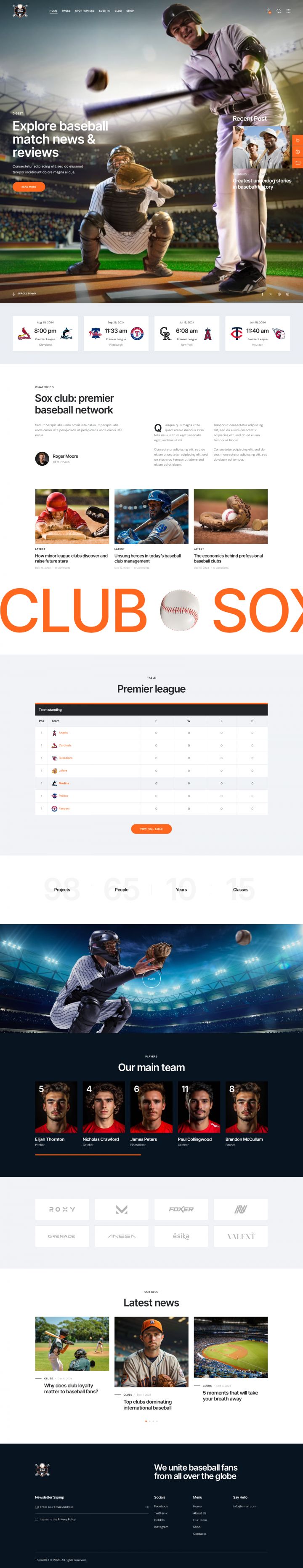 WordPress шаблон ThemeForest Sox