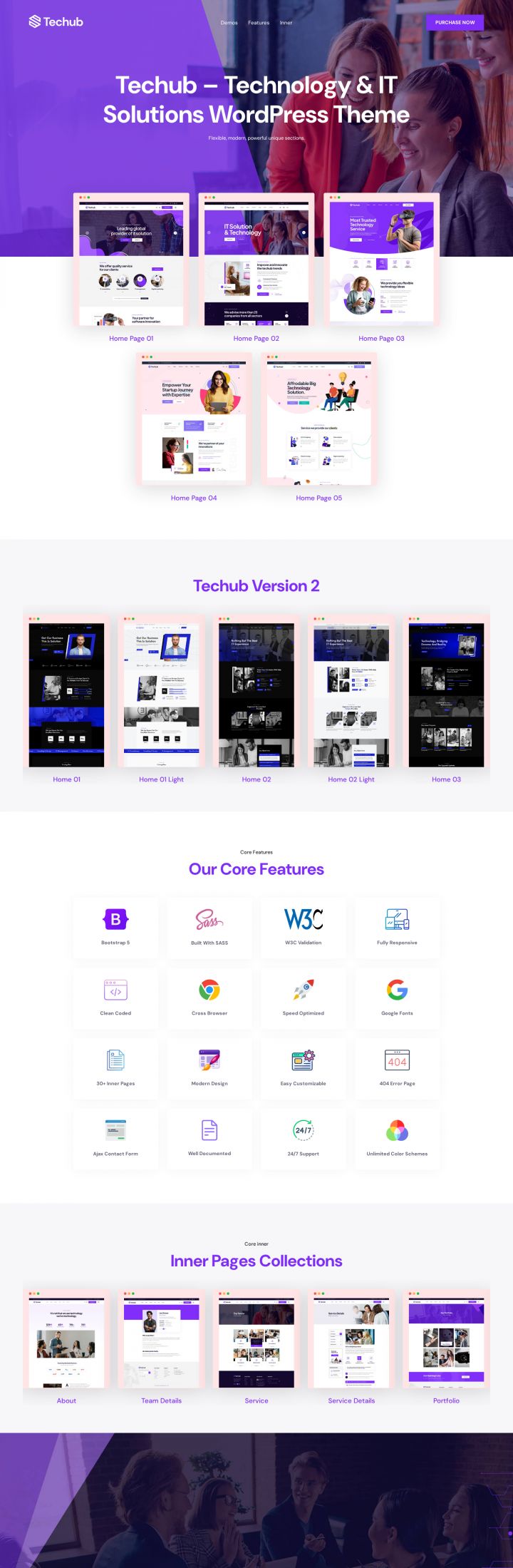 WordPress шаблон ThemeForest Techub