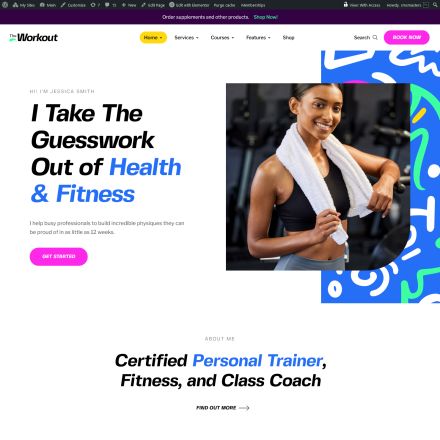ThemeForest The Workout