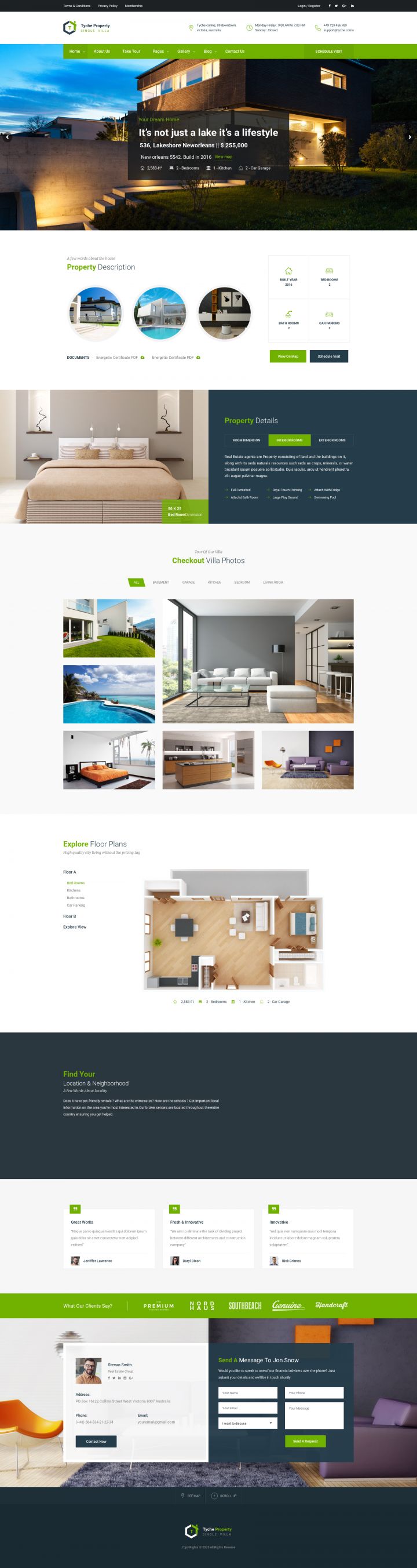 WordPress шаблон ThemeForest Tyche Properties