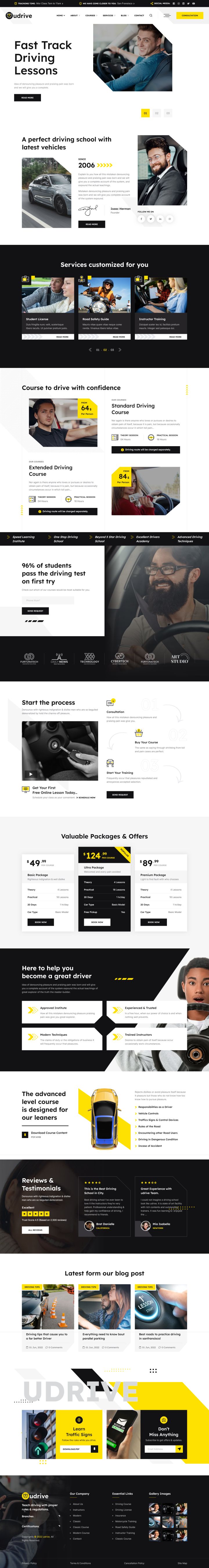 WordPress шаблон ThemeForest Udrive