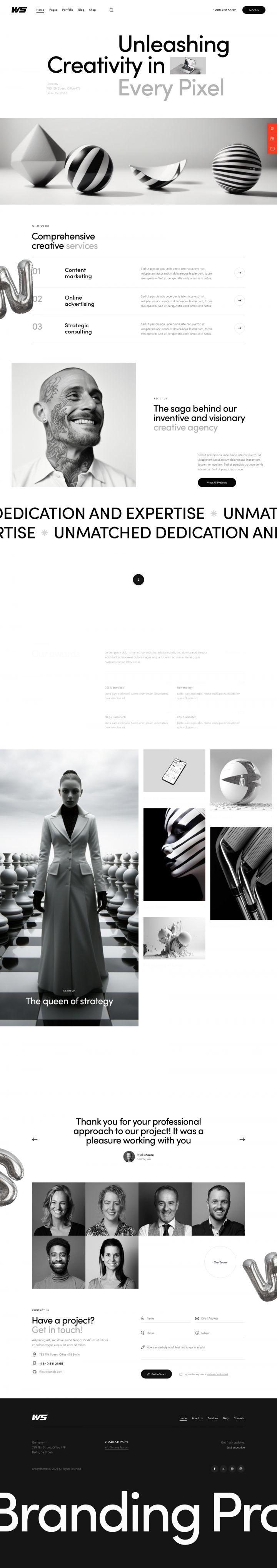 WordPress шаблон ThemeForest Wabi-Sabi