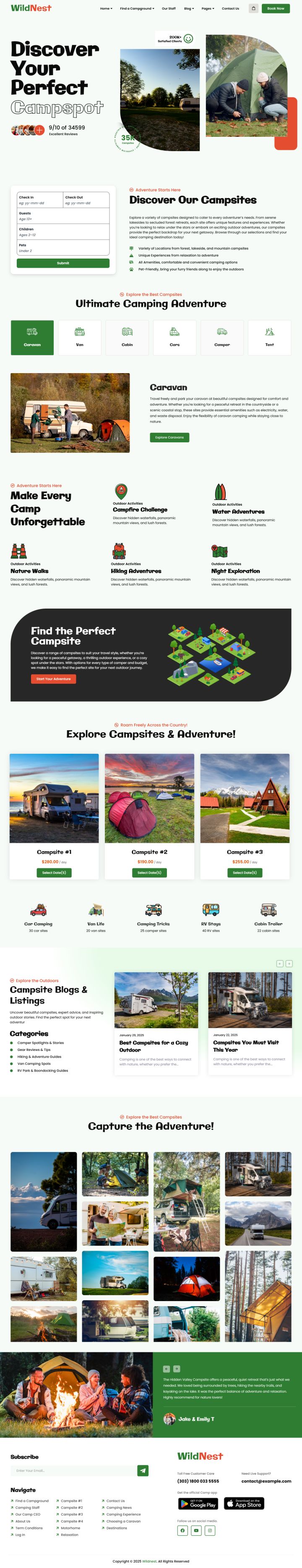 WordPress шаблон ThemeForest WildNest