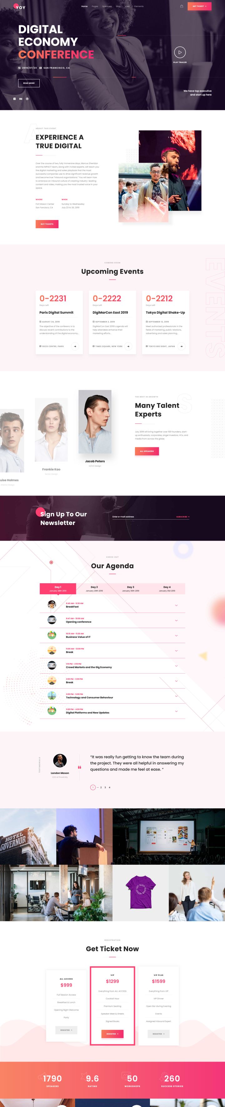 Шаблон ThemeForest YOY WordPress шаблон ThemeForest YOY