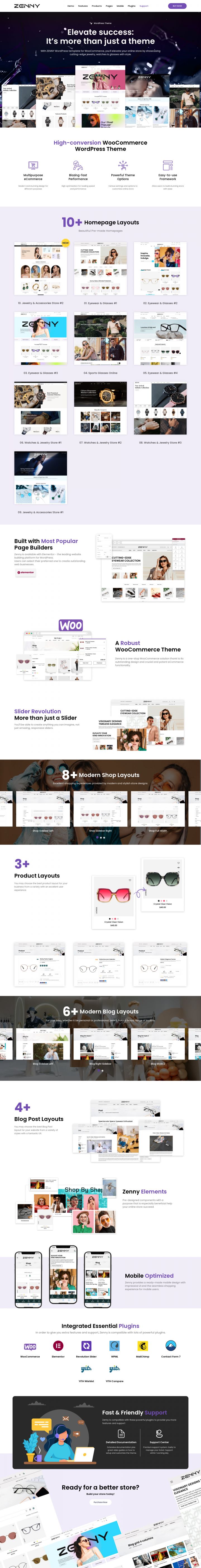 WordPress шаблон ThemeForest Zenny