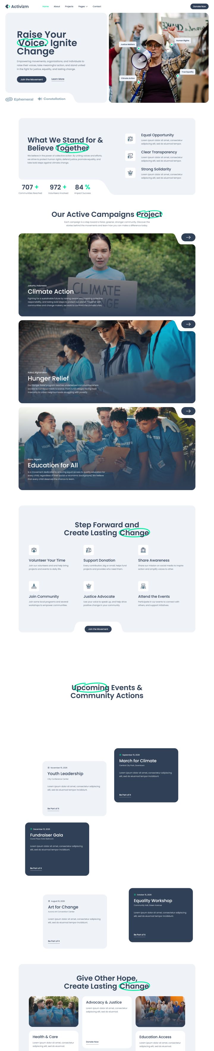 WordPress шаблон ThemeForest Activizm