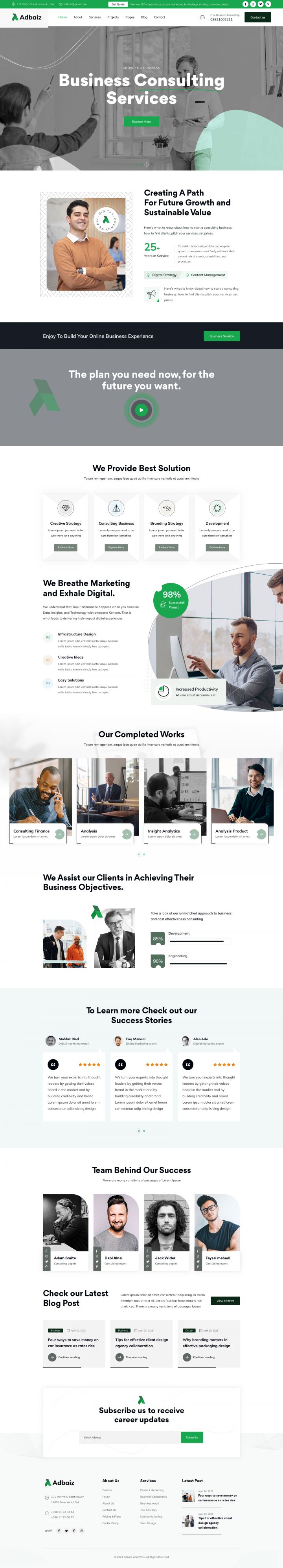 Шаблон ThemeForest Adbaiz WordPress шаблон ThemeForest Adbaiz