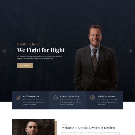 ThemeForest Advokat