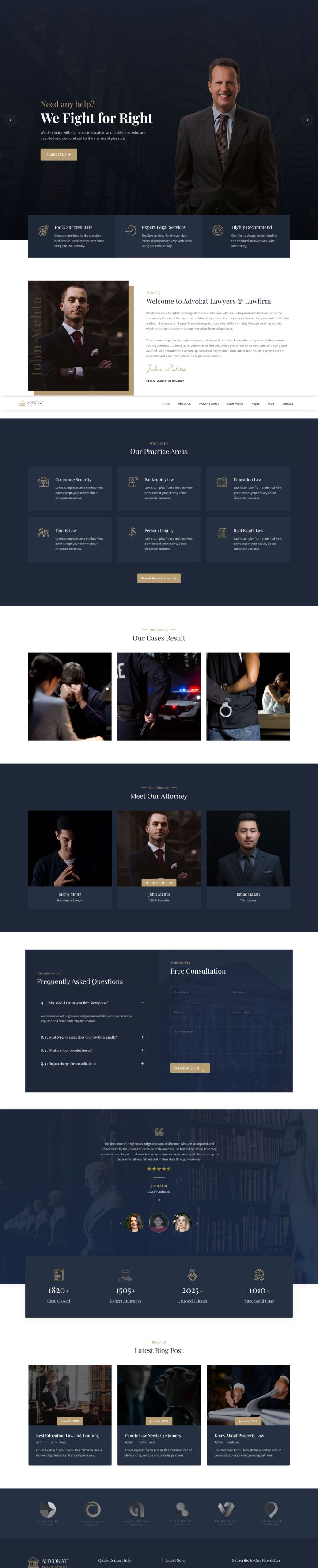 Шаблон ThemeForest Advokat WordPress шаблон ThemeForest Advokat