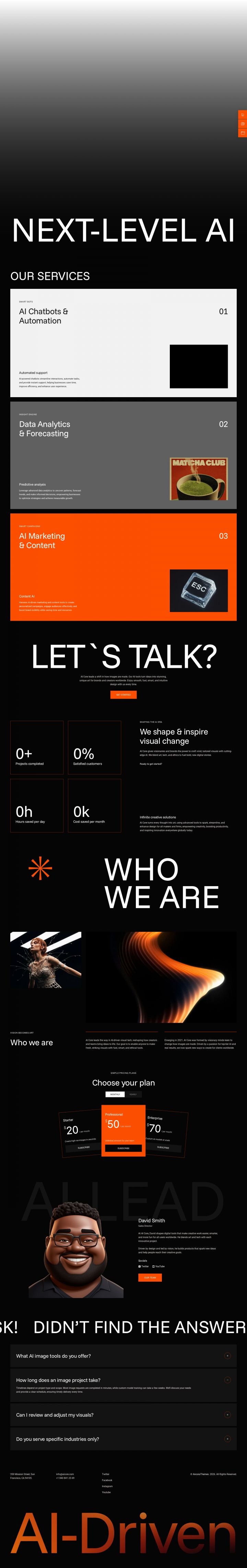 WordPress шаблон ThemeForest AI Core