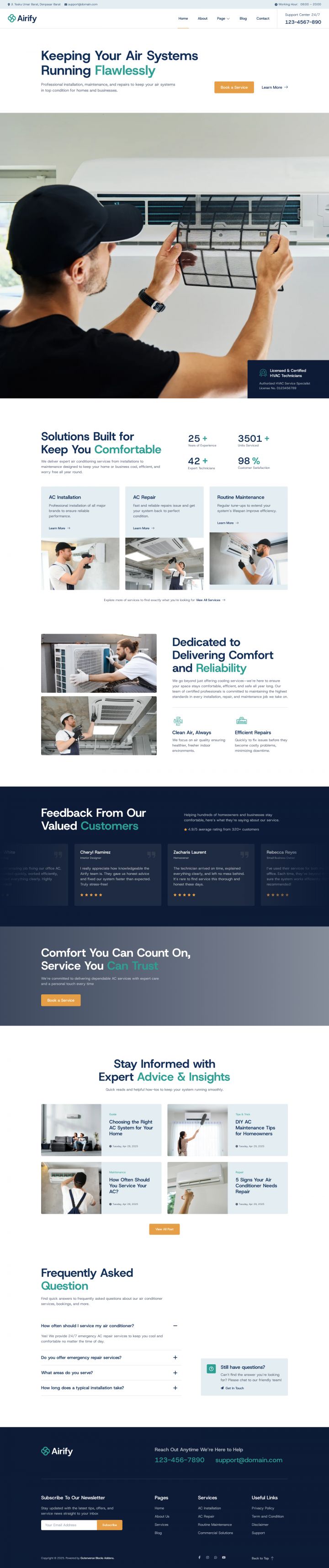 Шаблон ThemeForest Airify WordPress шаблон ThemeForest Airify