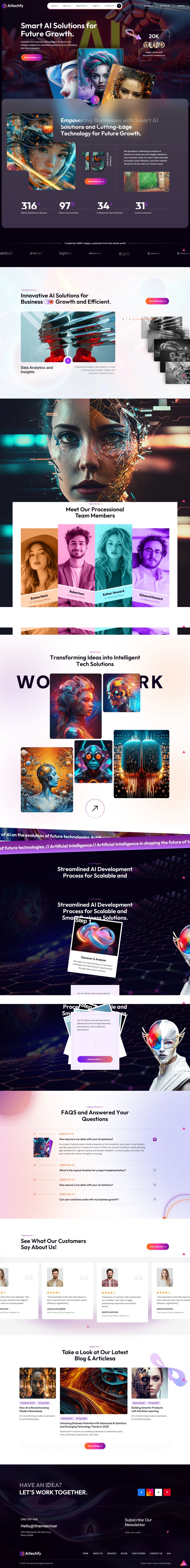 WordPress шаблон ThemeForest Aitechfy