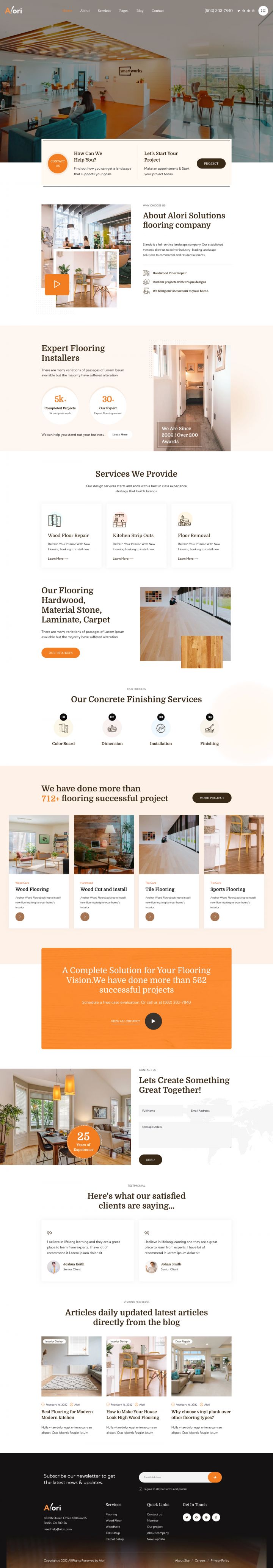 WordPress шаблон ThemeForest Alori