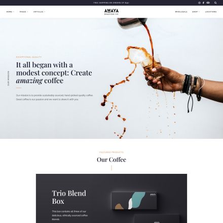 ThemeForest Amaya