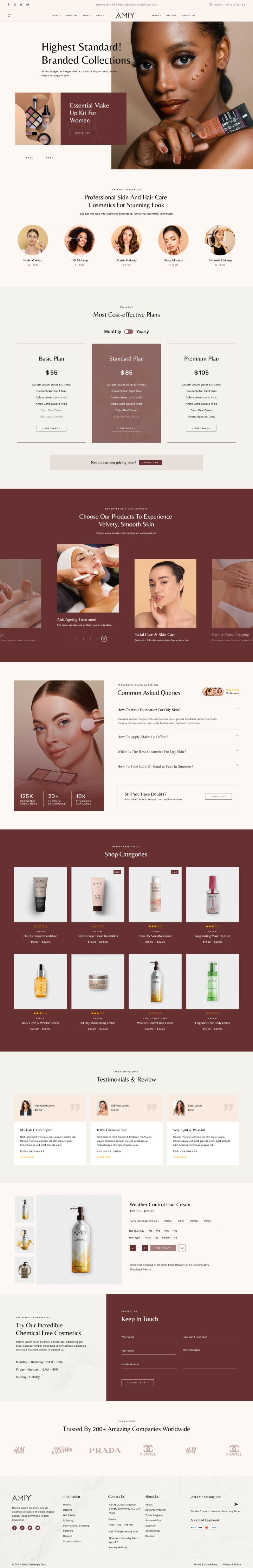 WordPress шаблон ThemeForest Amiy