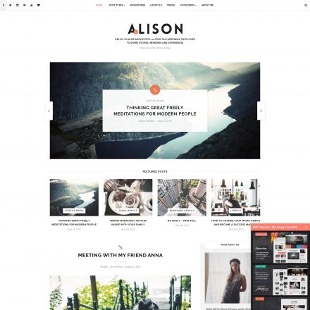 ThemeForest Anne Alison