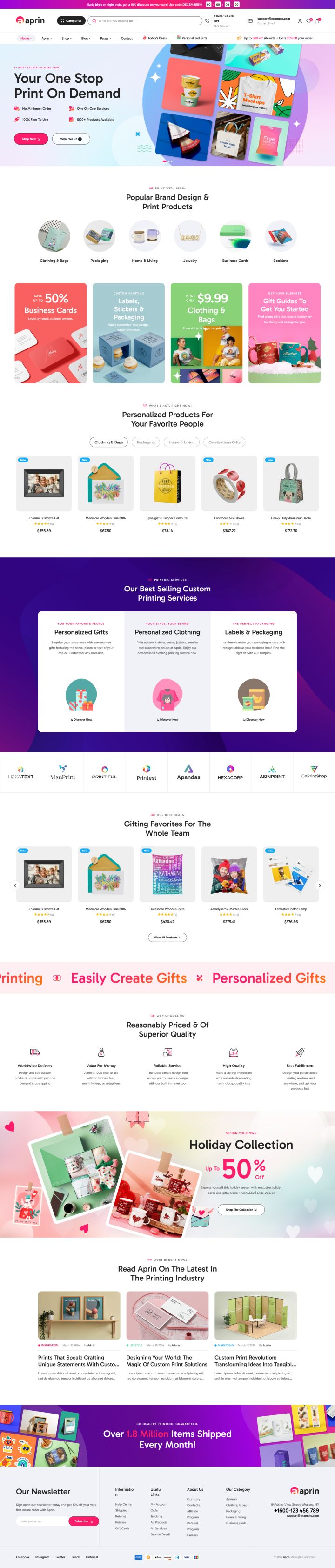 Шаблон ThemeForest Aprin WordPress шаблон ThemeForest Aprin