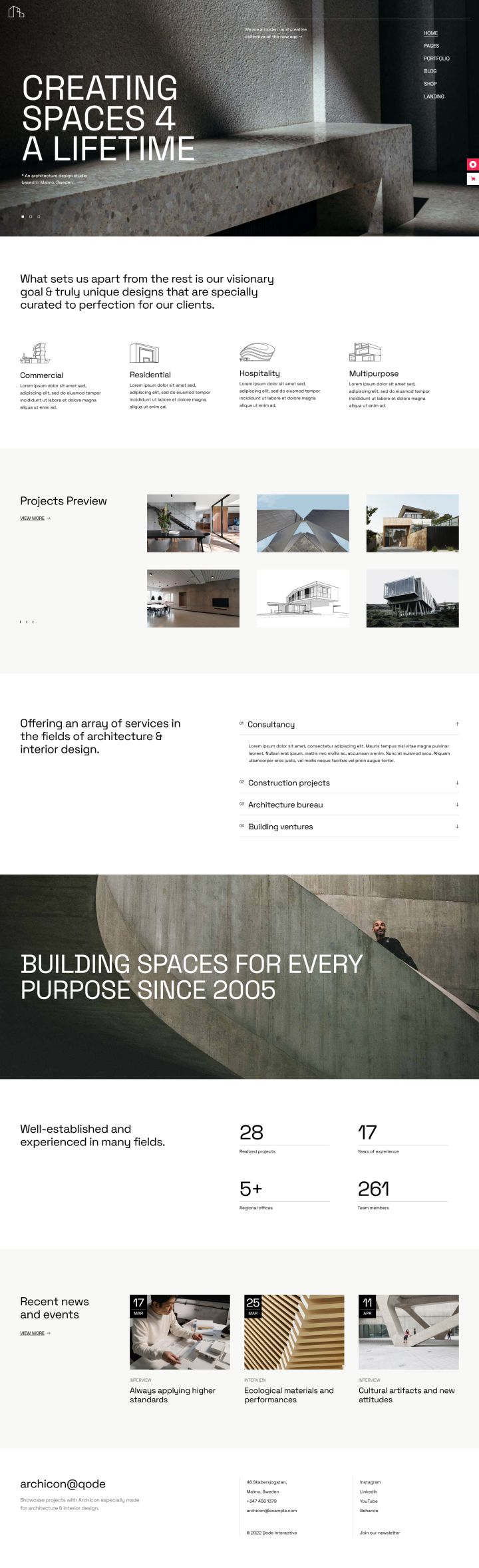 WordPress шаблон ThemeForest Archicon