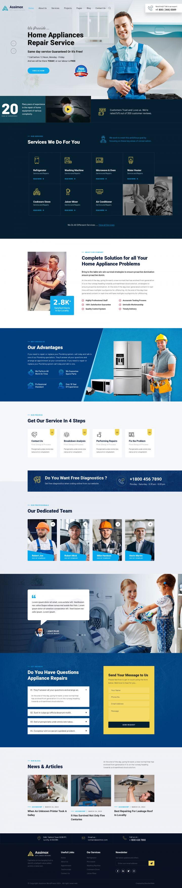 Шаблон ThemeForest Assimox WordPress шаблон ThemeForest Assimox
