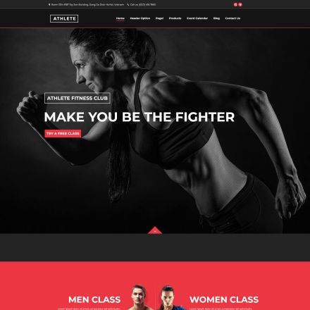 ThemeForest Athlete Fitness