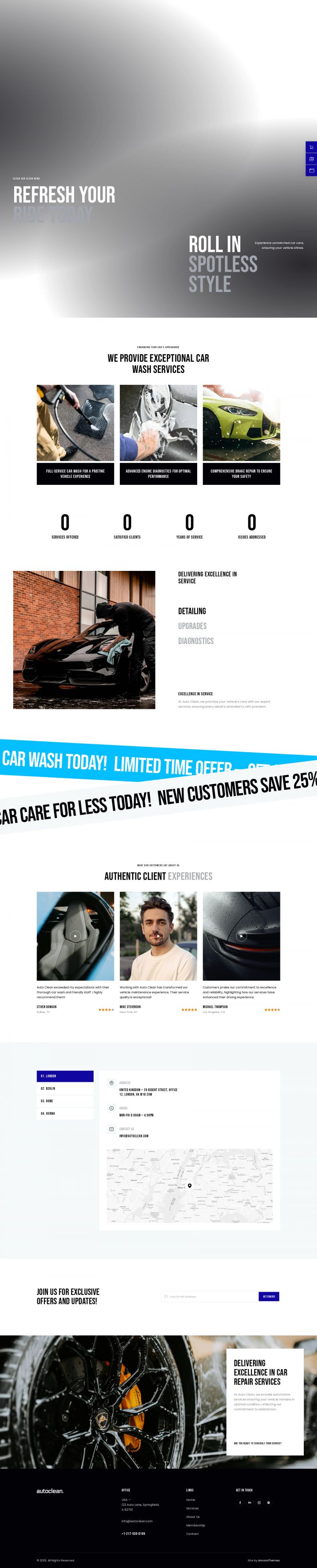 WordPress шаблон ThemeForest Auto Clean