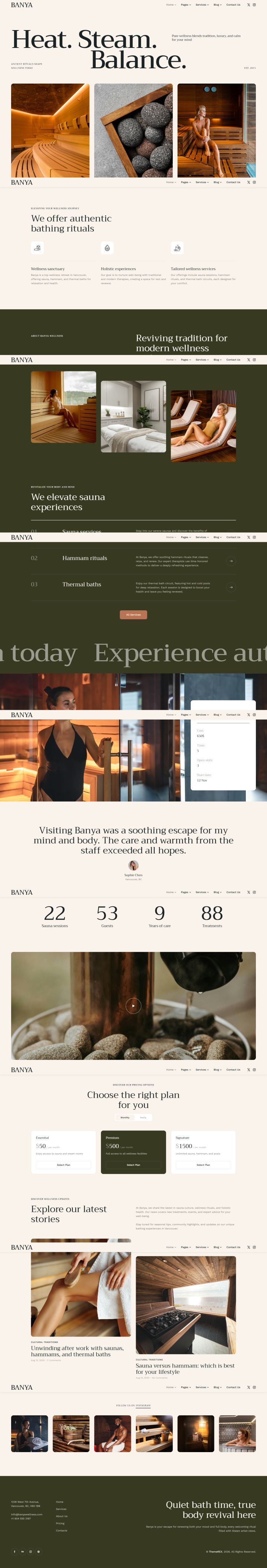 WordPress шаблон ThemeForest Banya