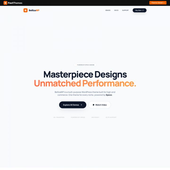 WordPress шаблон ThemeForest BellizaWP
