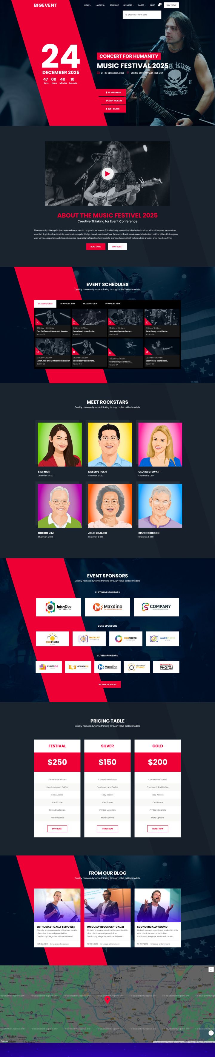 Шаблон ThemeForest BigEvent WordPress шаблон ThemeForest BigEvent