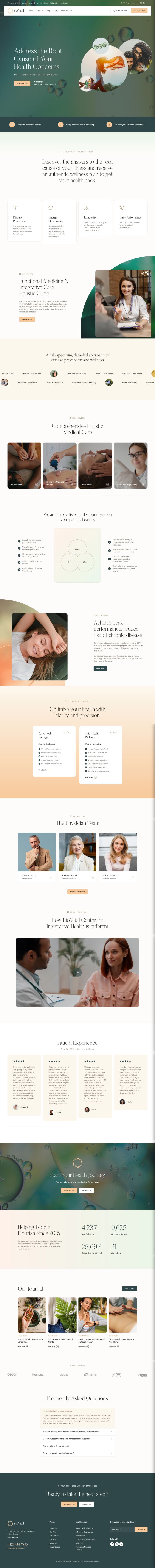 WordPress шаблон ThemeForest BioVital