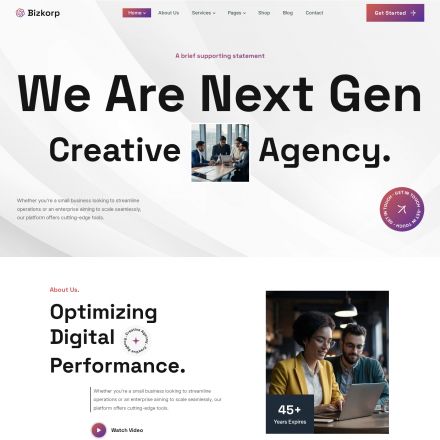 ThemeForest Bizkorp