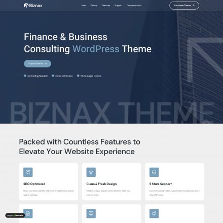 ThemeForest Biznax