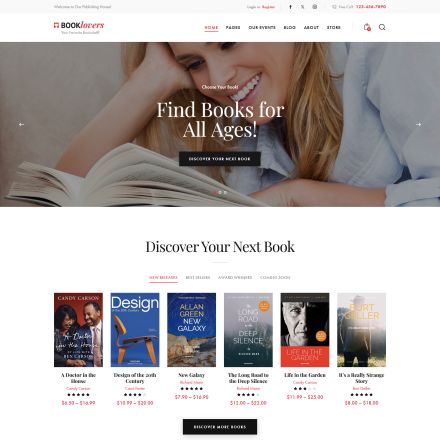 ThemeForest Booklovers