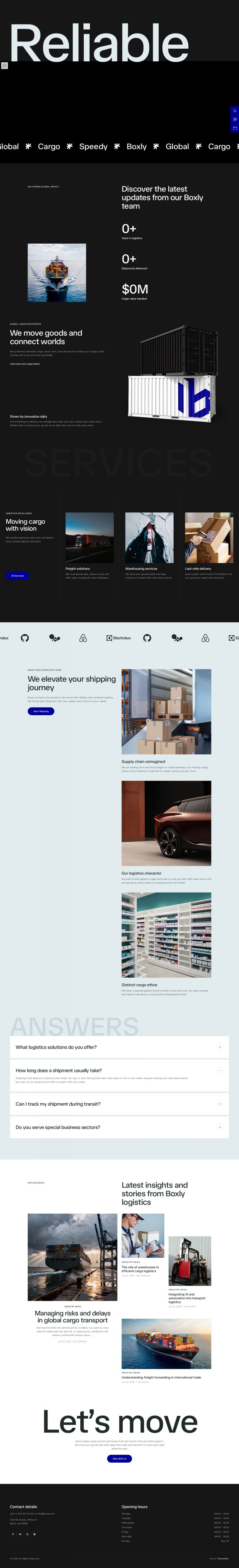 WordPress шаблон ThemeForest Boxly