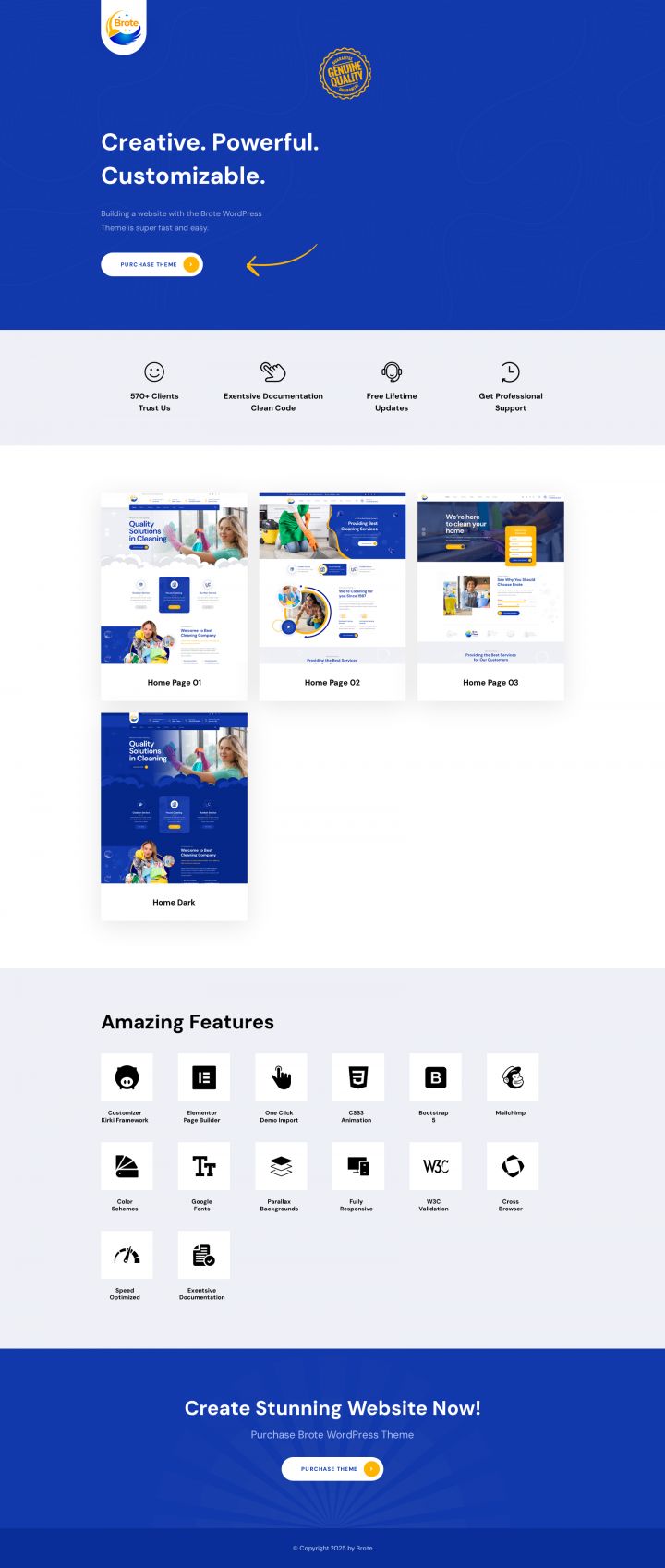 Шаблон ThemeForest Brote WordPress шаблон ThemeForest Brote