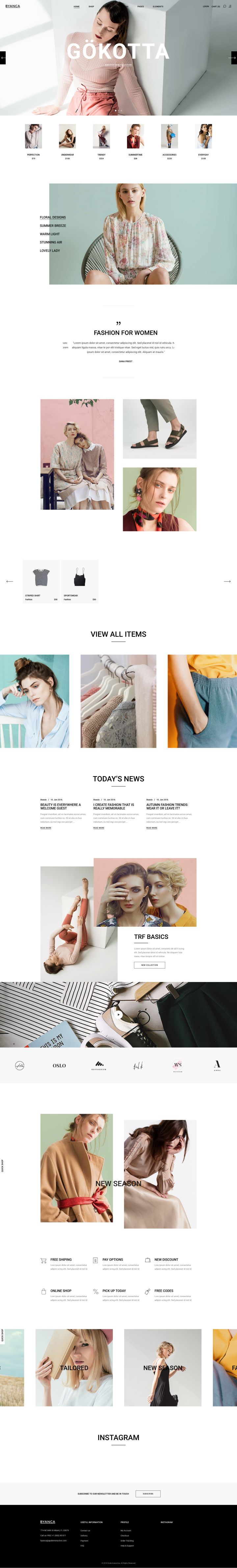 Шаблон ThemeForest Byanca WordPress шаблон ThemeForest Byanca