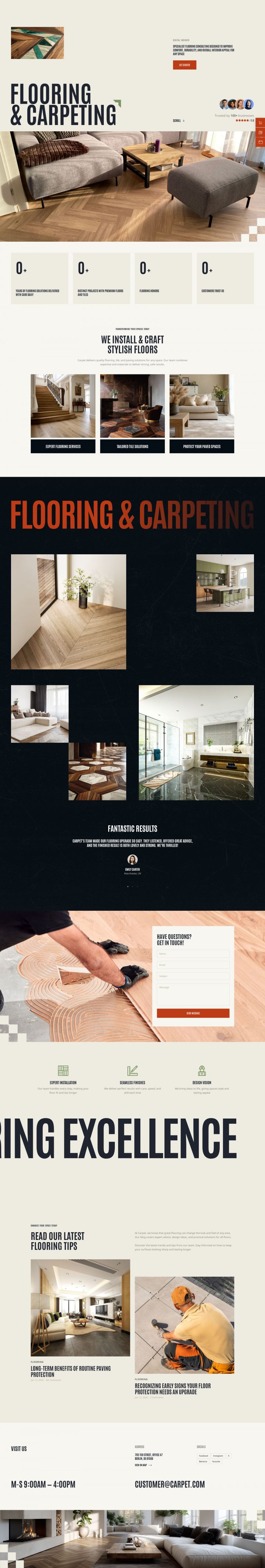 WordPress шаблон ThemeForest Carpet