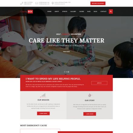 ThemeForest CharityBOX