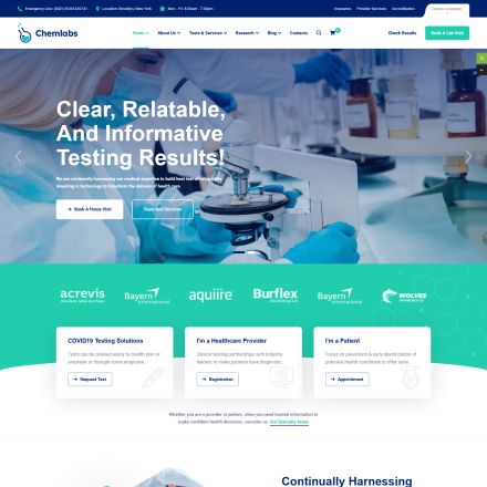 ThemeForest Chemlabs