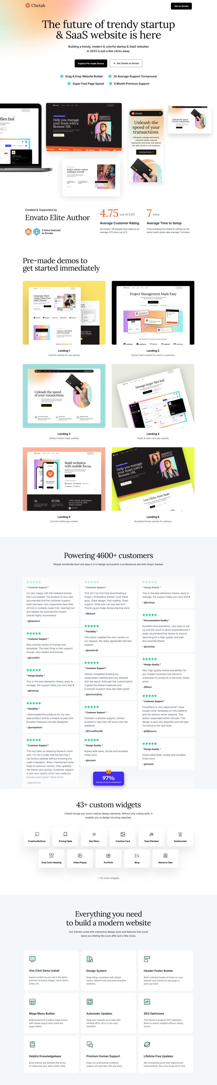 Шаблон ThemeForest Chetah WordPress шаблон ThemeForest Chetah