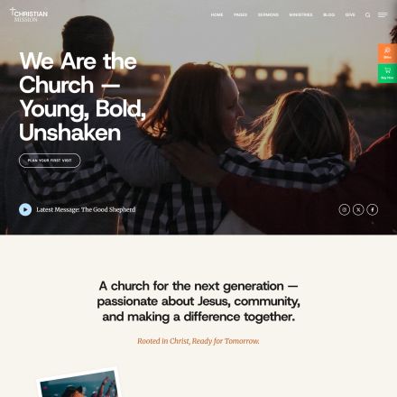ThemeForest Christian Mission