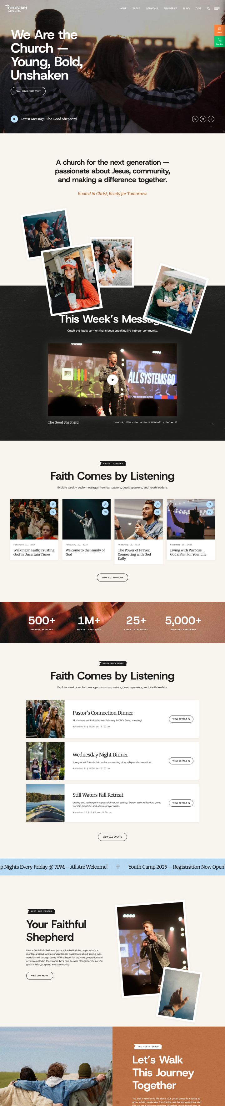 WordPress шаблон ThemeForest Christian Mission