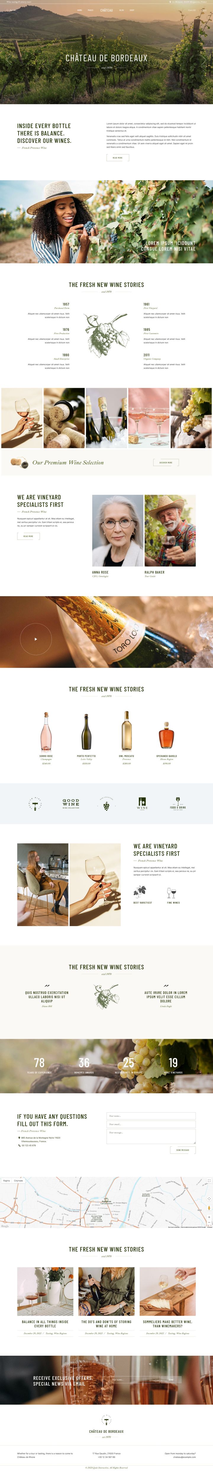 Шаблон ThemeForest Chateau WordPress шаблон ThemeForest Chateau