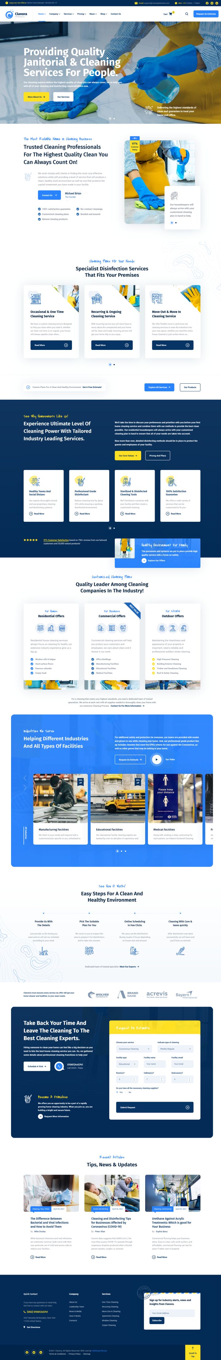 WordPress шаблон ThemeForest Clanora