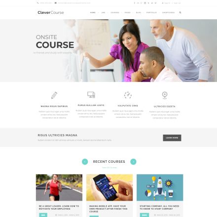ThemeForest Clever Course