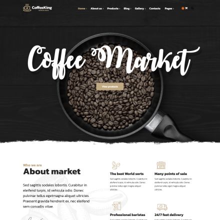 ThemeForest CoffeeKing