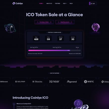 ThemeForest Coinlye