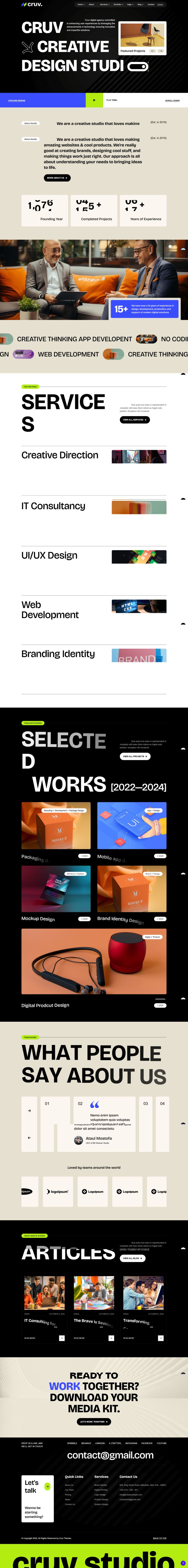 WordPress шаблон ThemeForest Cruv